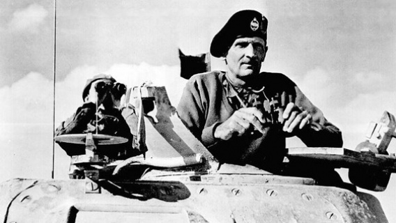Lt General Bernard Montgomery - the victor of El Alamein